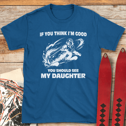 See My Daughter Ski T Shirt Gift For Skier