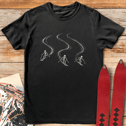 Dead Pow Day T Shirt Gift For Skier