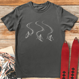 Dead Pow Day T Shirt Gift For Skier