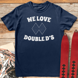 Double Ds T Shirt Gift For Skier