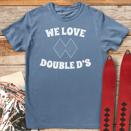 Double Ds T Shirt Gift For Skier