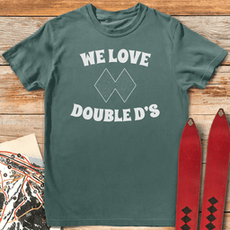 Double Ds T Shirt Gift For Skier