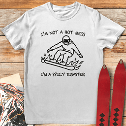 Disaster Snowboard T Shirt Gift For Snowboarder