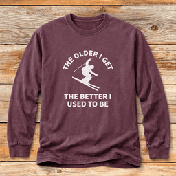 Old Ski Skills T Shirt Gift For Skier