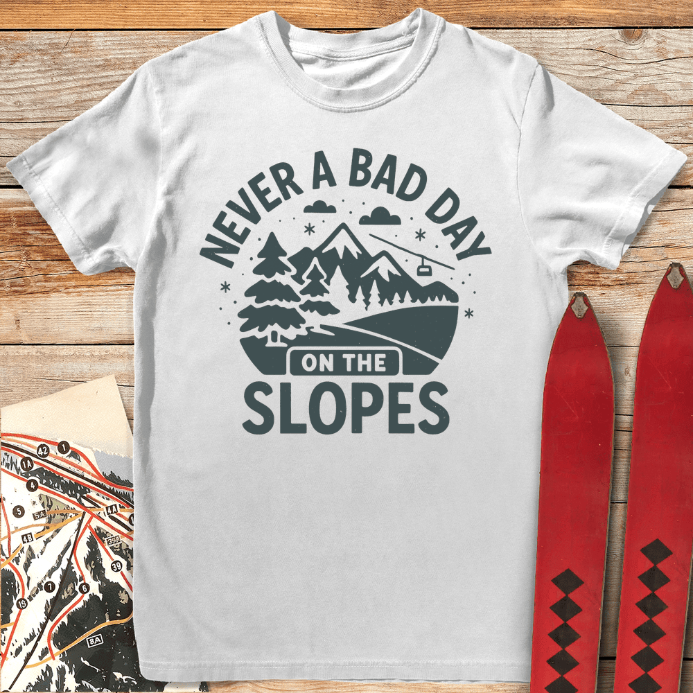 No Bad Days T Shirt Gift For Skier