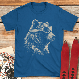 Gritty Ski Bear T Shirt Gift For Skier