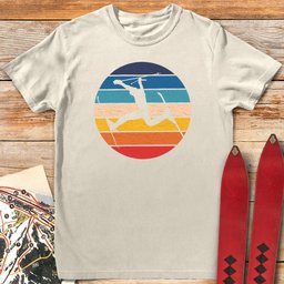 Retro Daffy T Shirt Gift For Skier