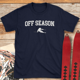 Off Season Skier T Shirt Gift For Skier