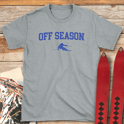 Off Season Skier T Shirt Gift For Skier