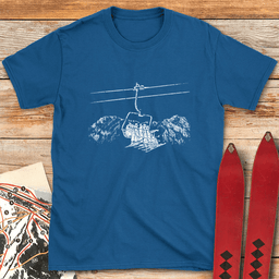 Line Choice Lift T Shirt Gift For Skier