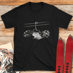 Line Choice Lift T Shirt Gift For Skier