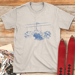 Line Choice Lift T Shirt Gift For Skier