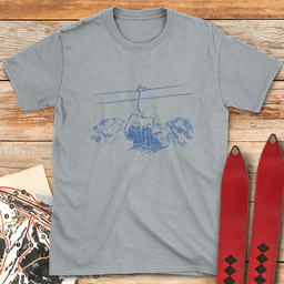 Line Choice Lift T Shirt Gift For Skier