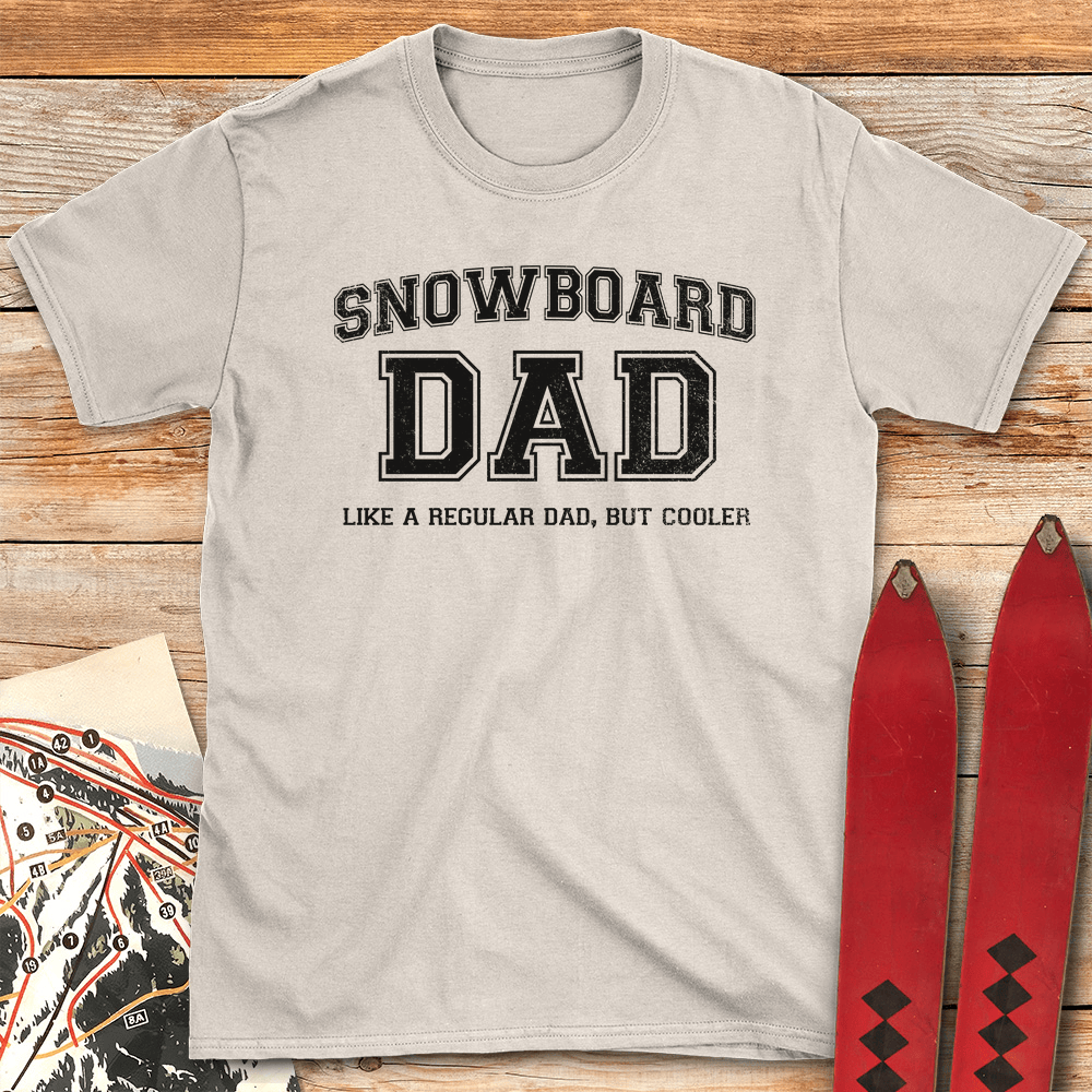Real Snowboard Dad T Shirt Gift For Dad