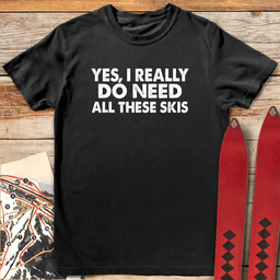 Lotta Skis T Shirt Gift For Skier