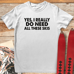 Lotta Skis T Shirt Gift For Skier