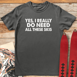 Lotta Skis T Shirt Gift For Skier