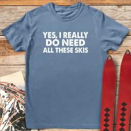 Lotta Skis T Shirt Gift For Skier