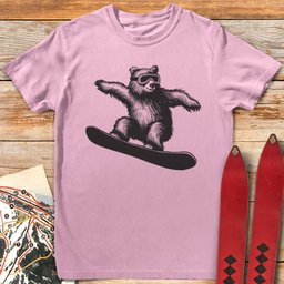 Radical Bear T Shirt Gift For Skier