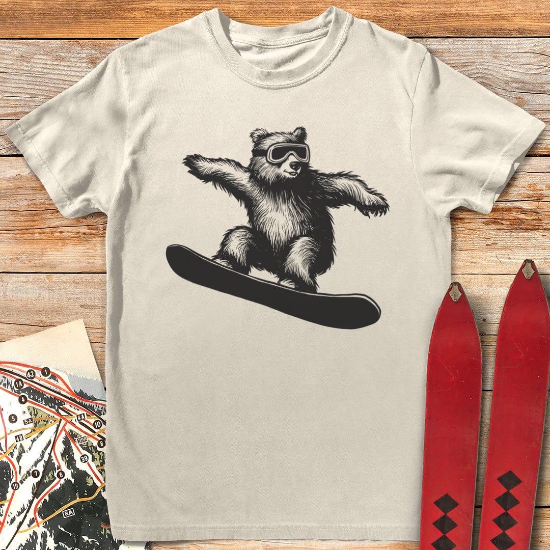 Radical Bear T Shirt Gift For Skier