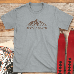 Mtn Lover T Shirt Gift For Skier