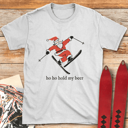 Hold My Beer Nick T Shirt Gift For Skier