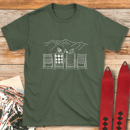 Mountain Cheers T Shirt Gift For Skier