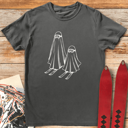 Ghost Skis T Shirt Gift For Skier