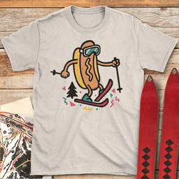 Hot Doggin T Shirt Gift For Skier