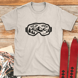 Groovy Goggles T Shirt Gift For Skier