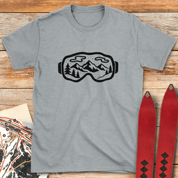 Groovy Goggles T Shirt Gift For Skier