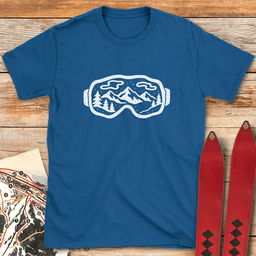 Groovy Goggles T Shirt Gift For Skier