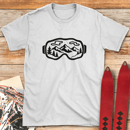 Groovy Goggles T Shirt Gift For Skier
