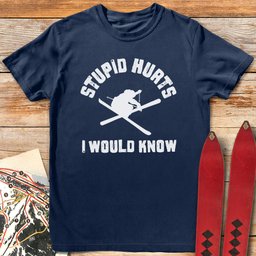 I Would Know T Shirt Gift For Skier