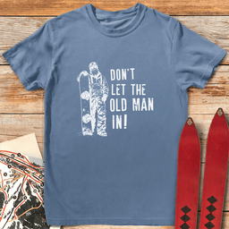 No Old Man Riders T Shirt Gift For Skier