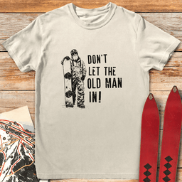 No Old Man Riders T Shirt Gift For Skier