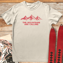 Mountain Call T Shirt Gift For Skier