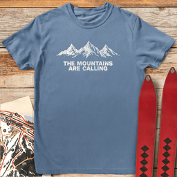 Mountain Call T Shirt Gift For Skier