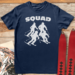 Family Squad T Shirt Gift For Skier