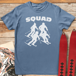 Family Squad T Shirt Gift For Skier