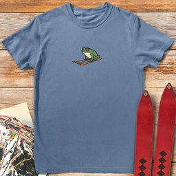 Frogski T Shirt Gift For Skier
