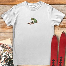 Frogski T Shirt Gift For Skier
