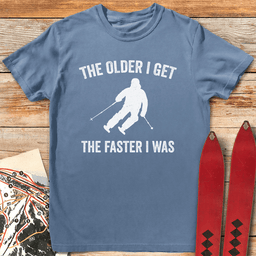 Old Ski Memories T Shirt Gift For Skier