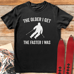 Old Ski Memories T Shirt Gift For Skier
