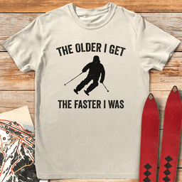 Old Ski Memories T Shirt Gift For Skier