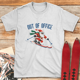 Nick Out Of Office T Shirt Gift For Skier