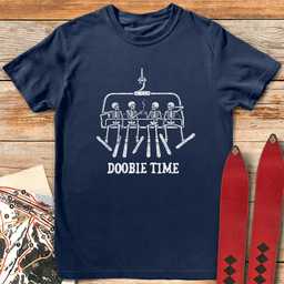 Doobie Time T Shirt Gift For Skier