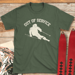 Out Of Service T Shirt Gift For Skier