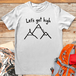 Lets Get High T Shirt Gift For Skier