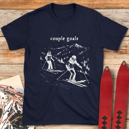 Couple Goals T Shirt Gift For Skier